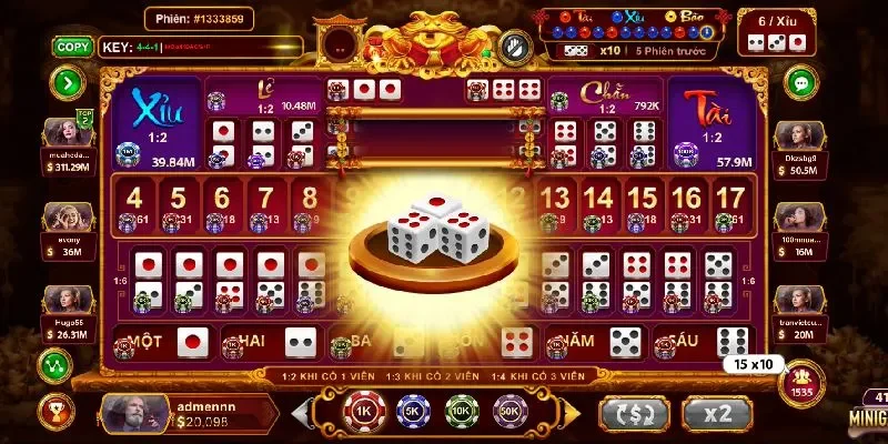 Giới thiệu đôi nét về game Sicbo Tài Phú MD5